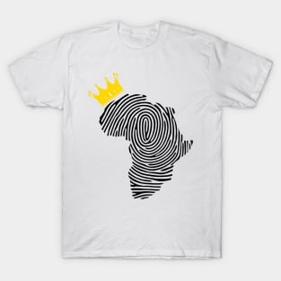 Africa DNA, Africa Fingerprint, African King, African Queen, Black  Lives Matter T-Shirt